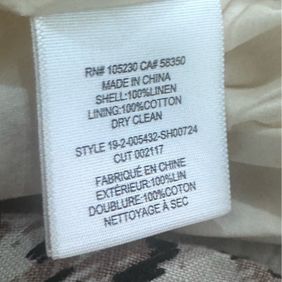 NWT Joie linen shorts. Sz 8 - Picture 8 of 13